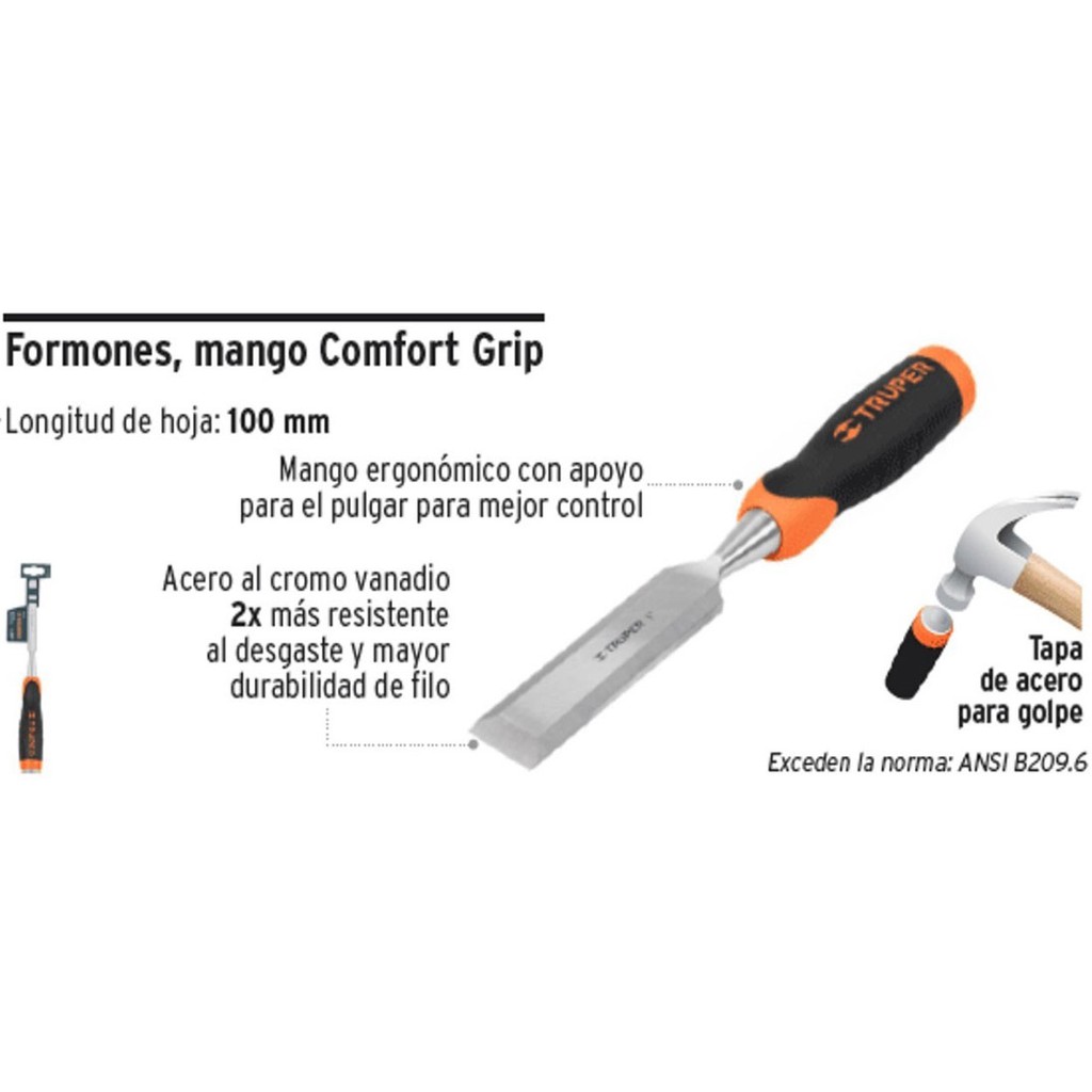 Đục gỗ cao cấp size 6-38mm TRUPER