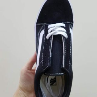 Giày Vans Old Skool đen mũi nỉ