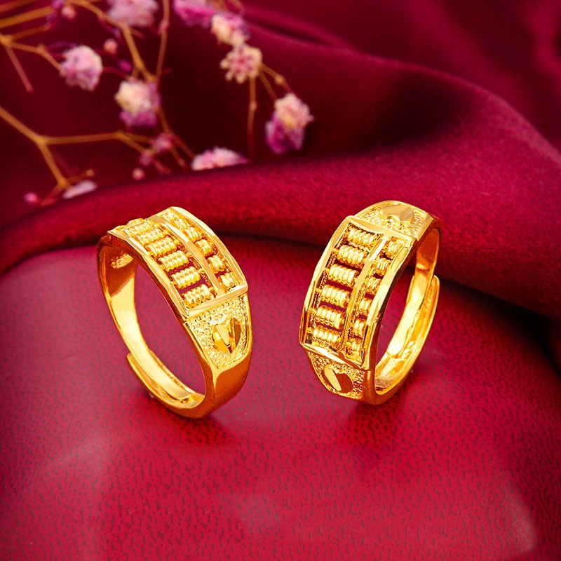 Nhẫn Mạ Vàng 24k Có Thể Điều Chỉnh Kích Cỡ