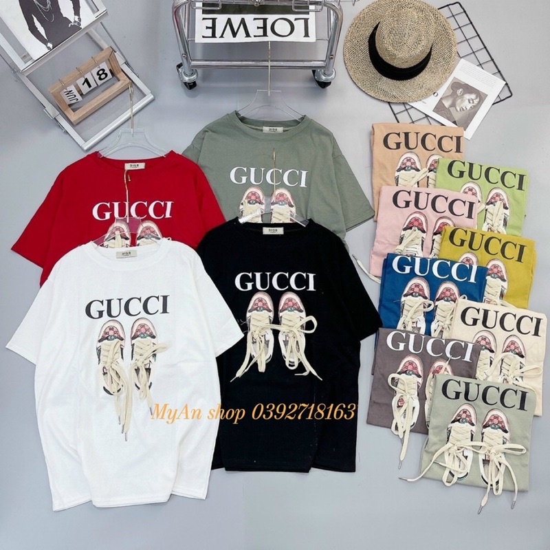 🌈ÁO PHÔNG UNISEX ĐÔI GIÀY BUỘC DÂY CHẤT COTTON KHÔ DÀY FORM ĐẸP🎉