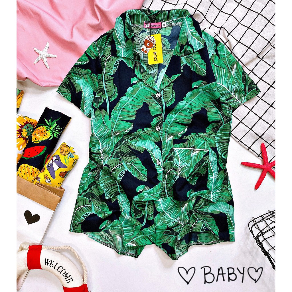 Đồ Bộ Pijama Kate Baby Tay Ngắn Quần Đùi Họa Tiết Hoạt Hình Dễ Thương Form 20-28KG