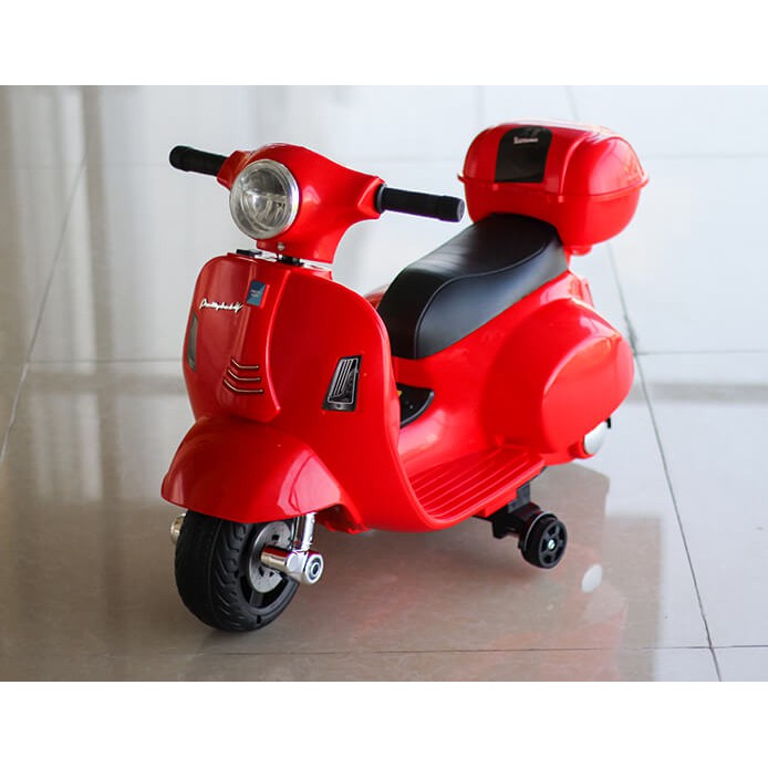 [GIÁ SỈ] XE MÁY ĐIỆN VESPA SIZE MINI Q518 CÓ NHAC,CÓ ĐÈN