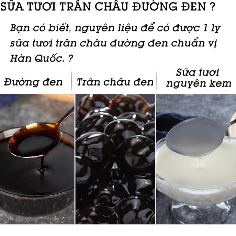 Đường đen Hàn Quốc Beksul gói chia nhỏ 100g
