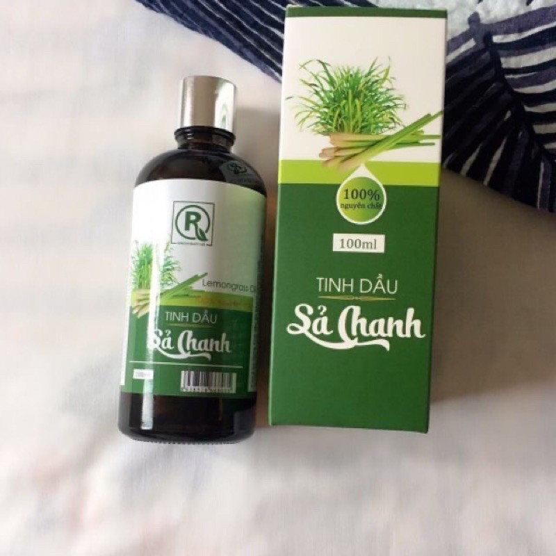 Combo 2 chai tinh dầu Sả chanh 100ml tặng ngay 1 chai tinh dầu quế 10ml trị giá 28k