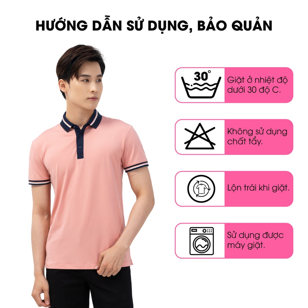 Áo thun polo nam YODY phông tay ngắn, cổ bẻ vải coolmax ,cotton cao cấp thoáng mát, mềm mịn APM5181
