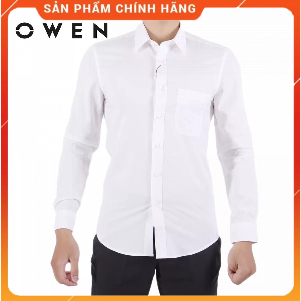 OWEN - (FREESHIP) Áo sơ mi trắng dài tay Sợi Sồi- Mã AR23075DT, AR90779D2, AR90780D1, AR90780D2, AR91508DT