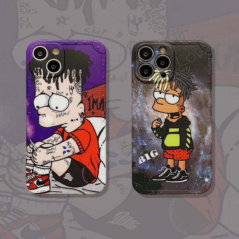 Ốp Điện Thoại In Hình Simpson Cho iPhone13Pro iP12Pro iPhoneXR iPhone11 12Promax 13Promax 11 12 13