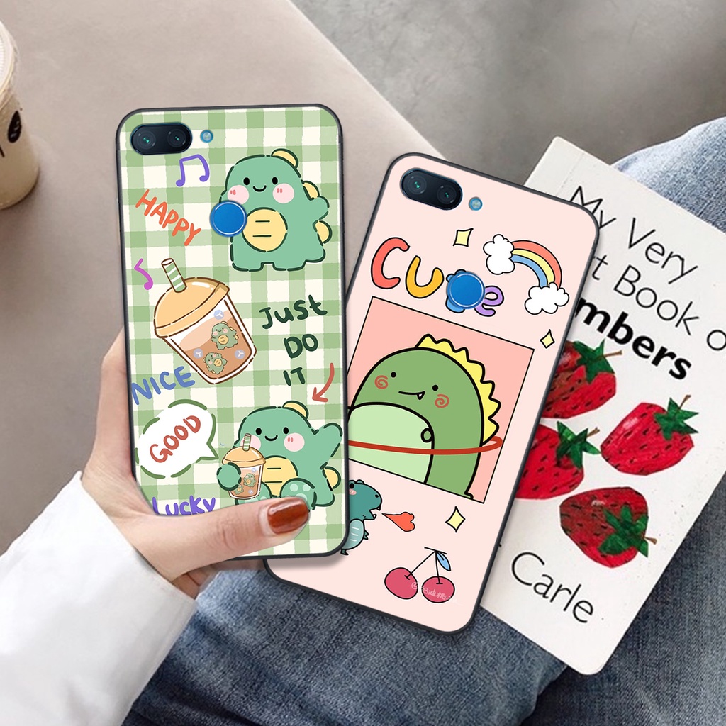 Ốp lưng Xiaomi Mi 8 Lite in hình khủng long cute