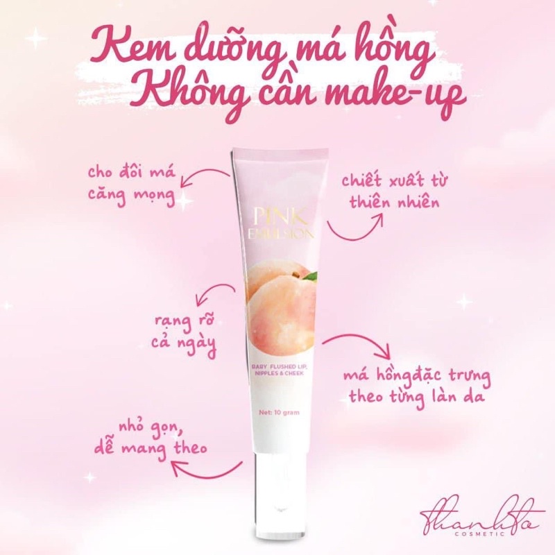 KEM DƯỠNG MÁ HỒNG - PINK EMULSION