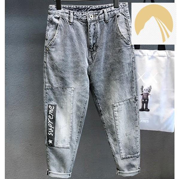 Quần jean nam BADBOY , chất vải mềm co giãn - Quần bò nam phong cách bụi - MTJ02 🤶