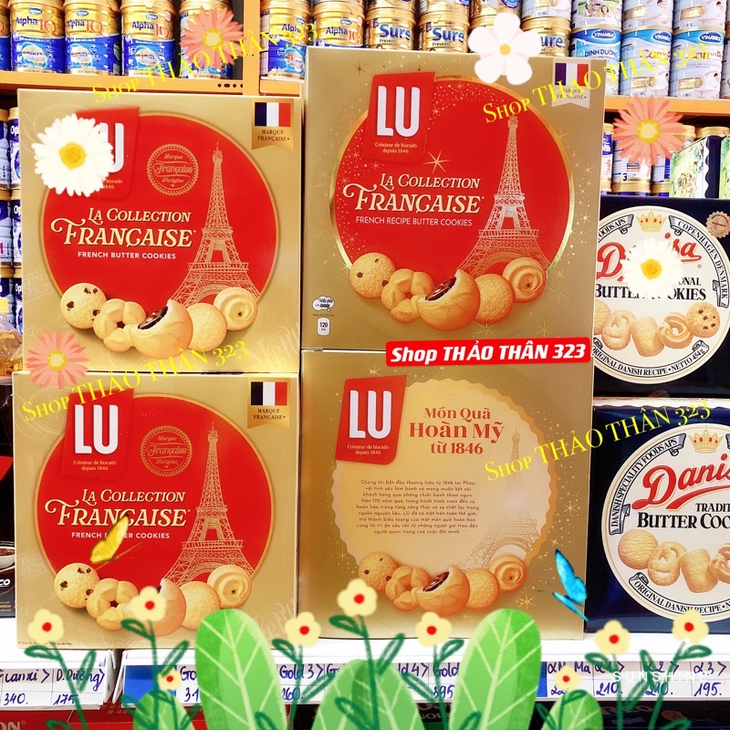 Date 2023-Bánh Quy Bơ LU COOKIES Pháp 🇫🇷- Hộp 540g, 708g | BigBuy360 - bigbuy360.vn