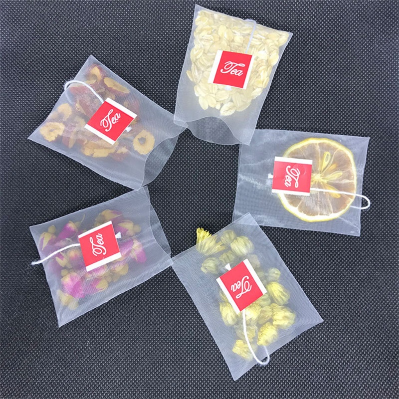 Set 100 Túi Lọc Thảo Dược Có Dây Rút Tiện Dụng