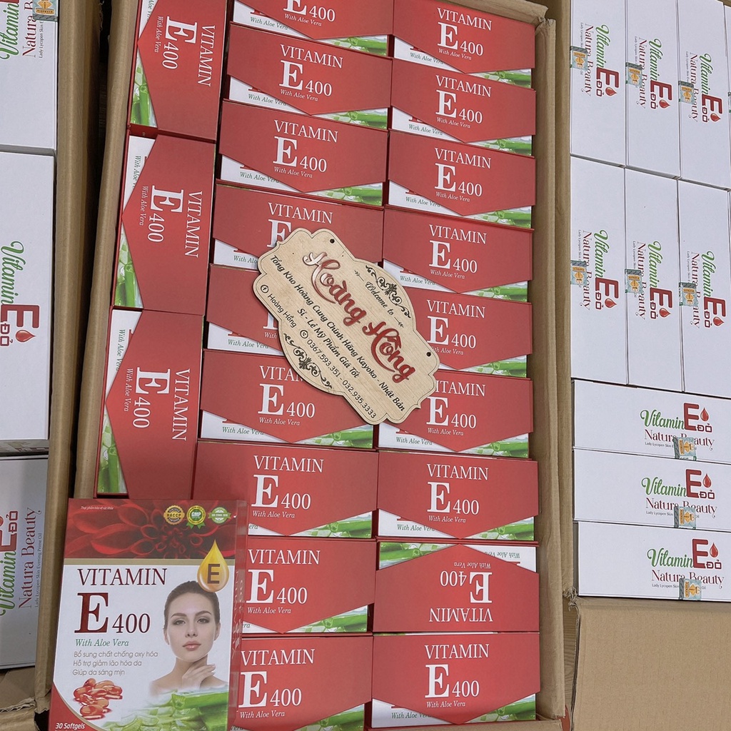 Viên uống đẹp da Vitamin E vitamin  giảm lão hóa, sáng mịn da