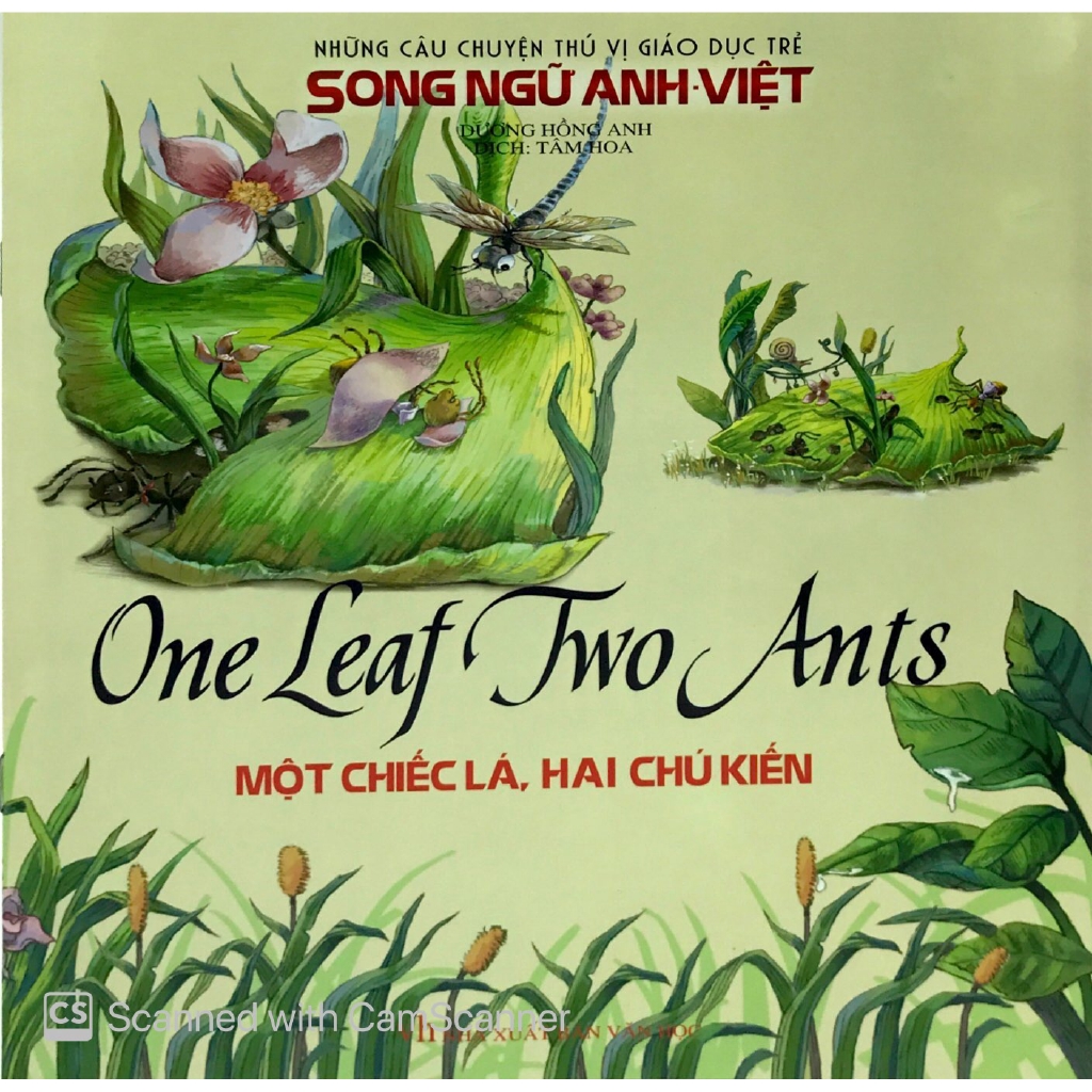 Sách - Những Câu Chuyện Thú Vị Giáo Dục Trẻ - Một Chiếc Lá, Hai Chú Kiến (Song Ngữ Anh - Việt)