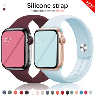 Dây đeo silicon mềm cho đồng hồ thông minh Apple Watch Series 1 2 3 4