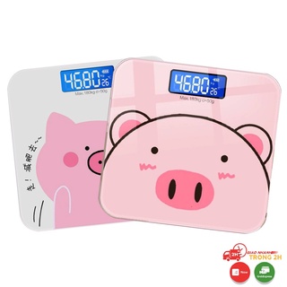 Cân điện tử hình lợn - cân sức khỏe gia đình tải trọng 180kg | hàng tốt