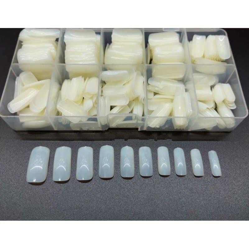 MÓNG ÚP MÓNG CHÂN DÀI - HỘP 500 MÓNG ĐỦ SIZE