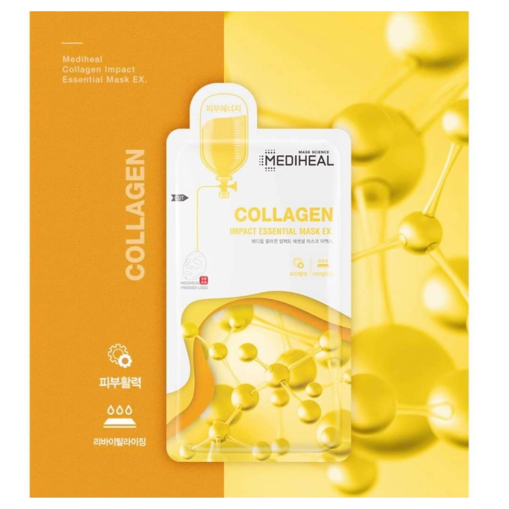 Hộp 10 Mặt nạ giấy Mediheal mask mẫu mới