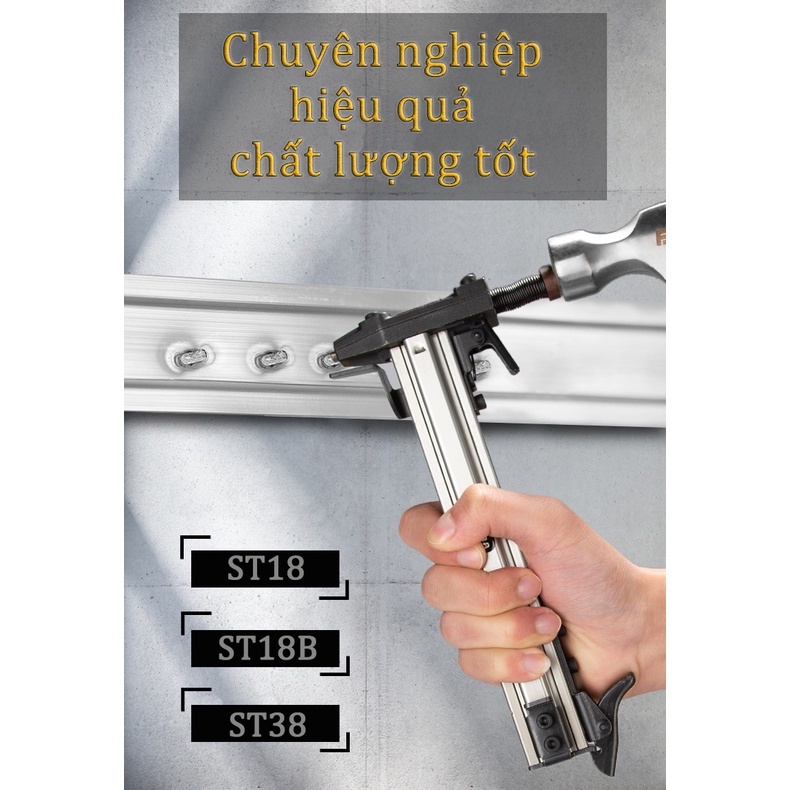 Dụng cụ đóng đinh bê tông ST18B,ST18,dụng cụ hỗ trợ đóng đinh bê tông,búa đóng đinh tiện lợi cho dân kỹ thuật xây dựng s