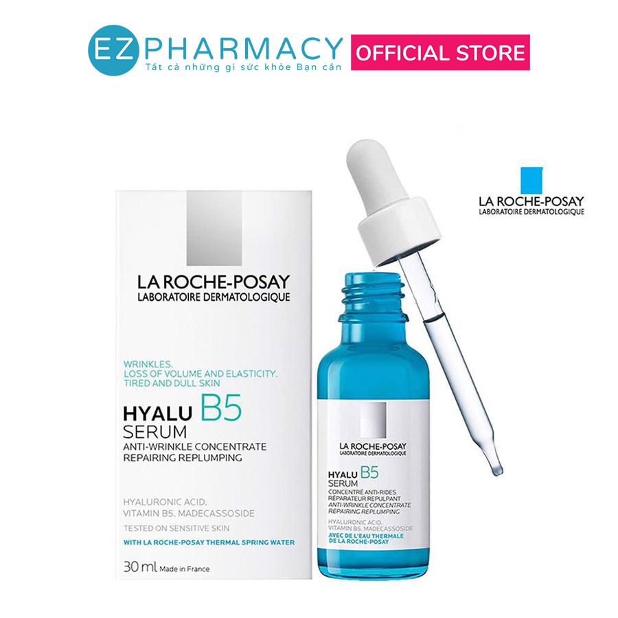 Dưỡng chất chuyên sâu giúp hỗ trợ quá trình tái tạo da La Roche-Posay Hyalu B5 Serum 30ml