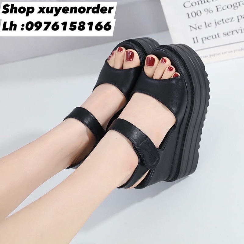Giầy đế xuống cao 16 phân chất da mịn siêu nhẹ và chắc hàng nhập chuẩn cao cấp (Hàng Order)+ Ảnh thật