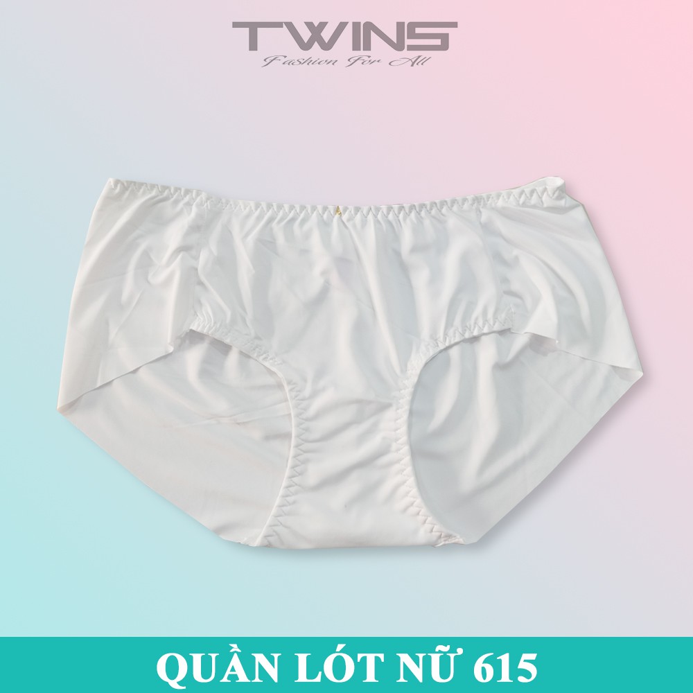 Quần lót nữ thun lạnh pha ren cao cấp Thịnh Phát 615 lưng nhỏ chất mềm mịn thoáng mát không lộ đường may size dưới 60kg