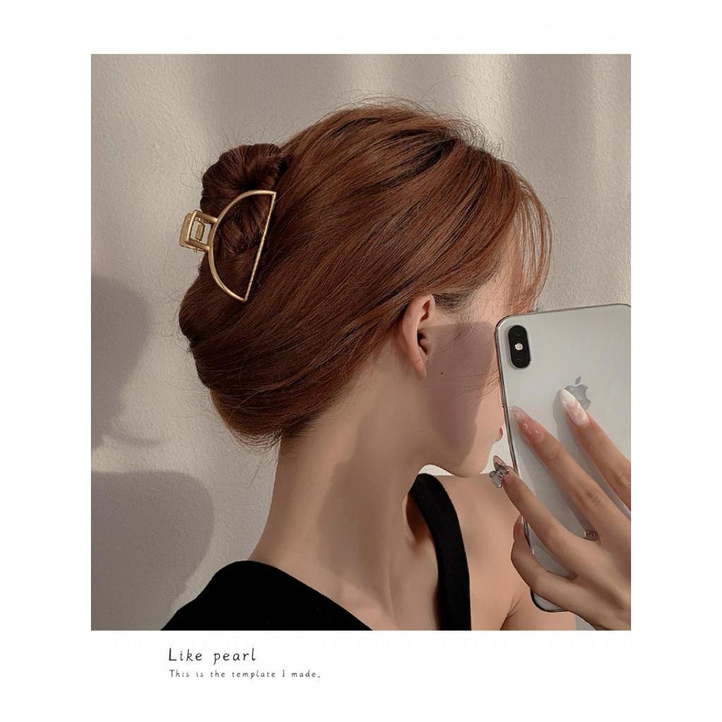 Kẹp Tóc Kim Loại Cá Mập Phong Cách Hàn Quốc