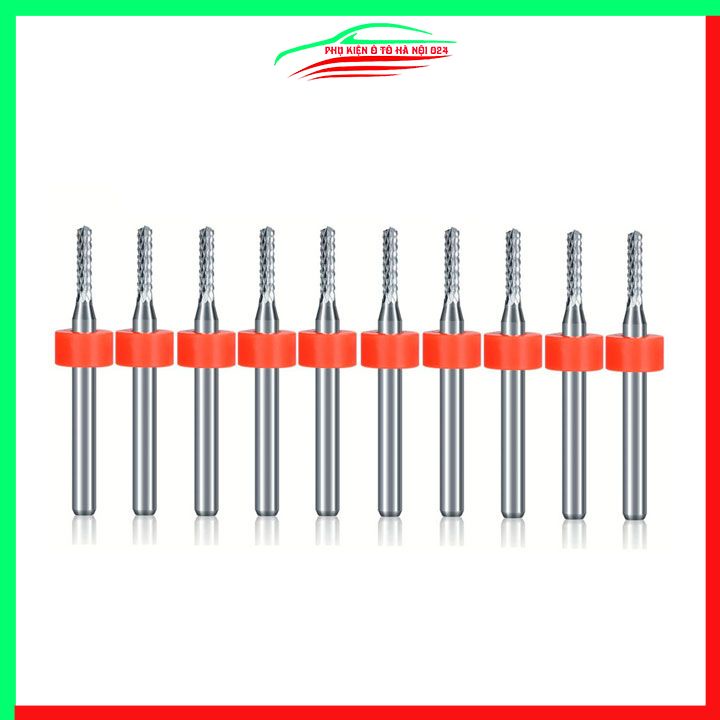 Mũi phay ngón CNC kích thước tùy chọn từ 1.2mm đến 3mm