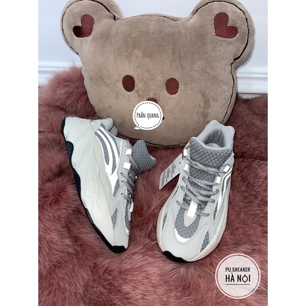Giày Thể Thao nam nữ Yz700 xám trắng đủ size 36-44