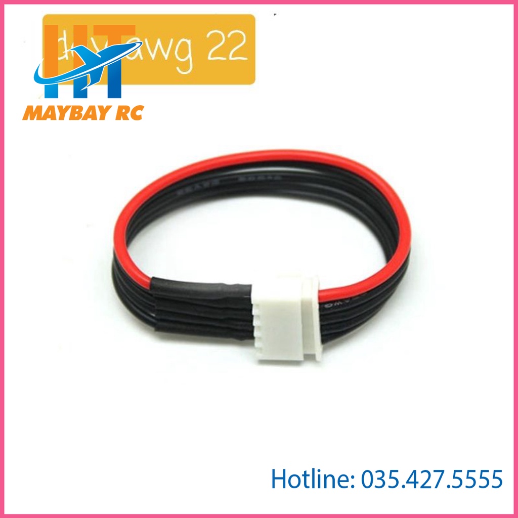 Dây nối dài jack balancel 2s- 6s dây awg 22 dài 10cm