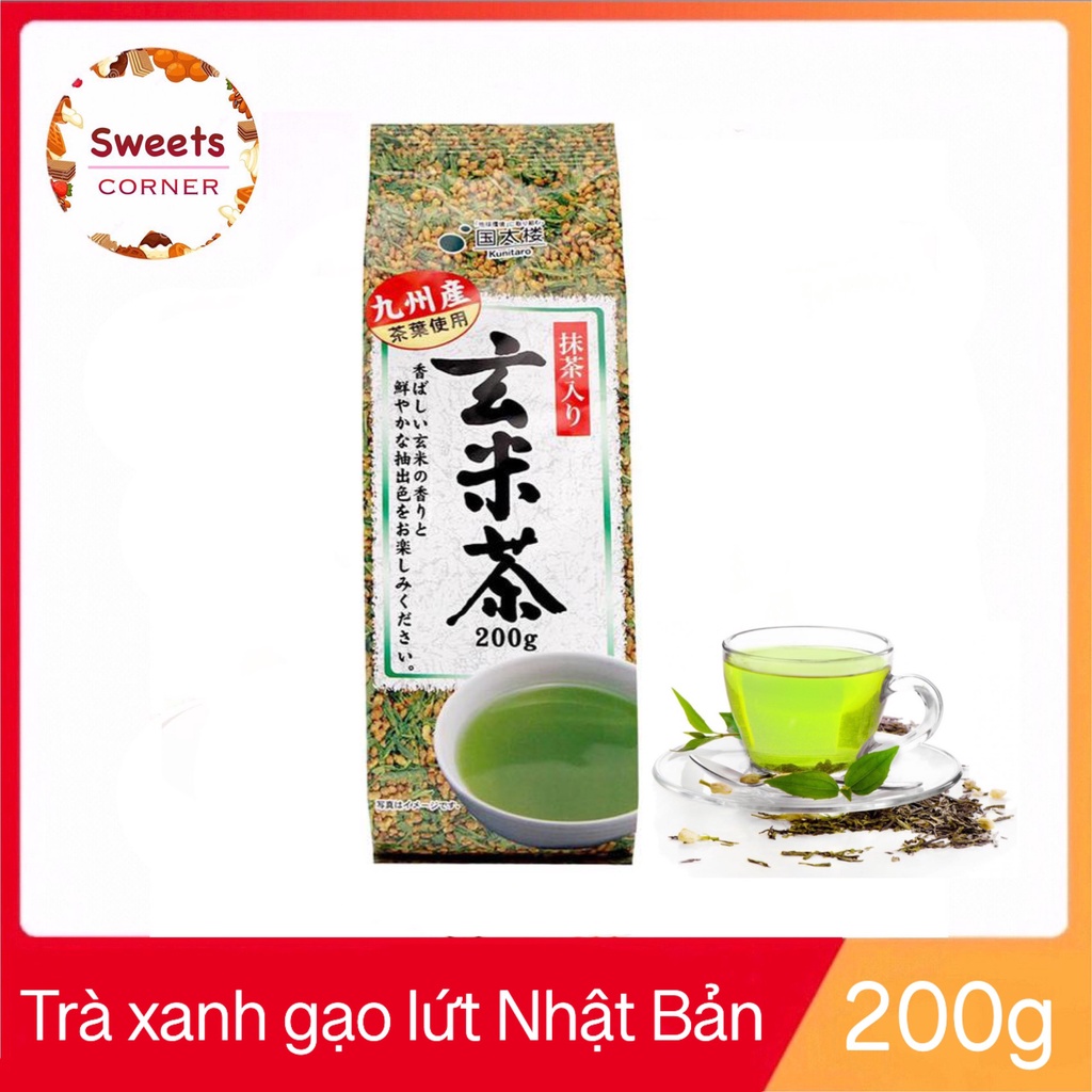 Trà Xanh Gạo Lứt Nhật Bản Kunitaro 200g