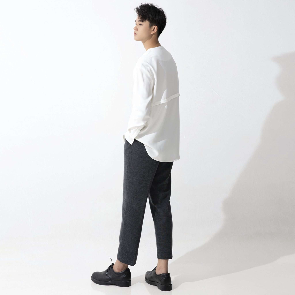 Áo sơ mi nam OV Màu Trắng Villa Wings- Áo sơ mi- Áo sơ mi nam- Áo sơ mi linen-áo sơ mi k