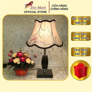 Đèn Ngủ Gỗ Để Bàn ♥️JOYMART♥️ Đèn Bàn Phòng Ngủ 1 Chế Độ- Đèn Ngủ Tab Đầu Giường Nhỏ Gọn Kèm Bóng LED 3W MB8034