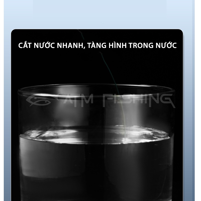Cước Câu Cá CHIKALONG Nhật Bản Flourcarbon Chống Xoắn Cao Cấp, Cước Câu Cá 119M, Cước Tàng Hình Tải Cá Cực Khỏe