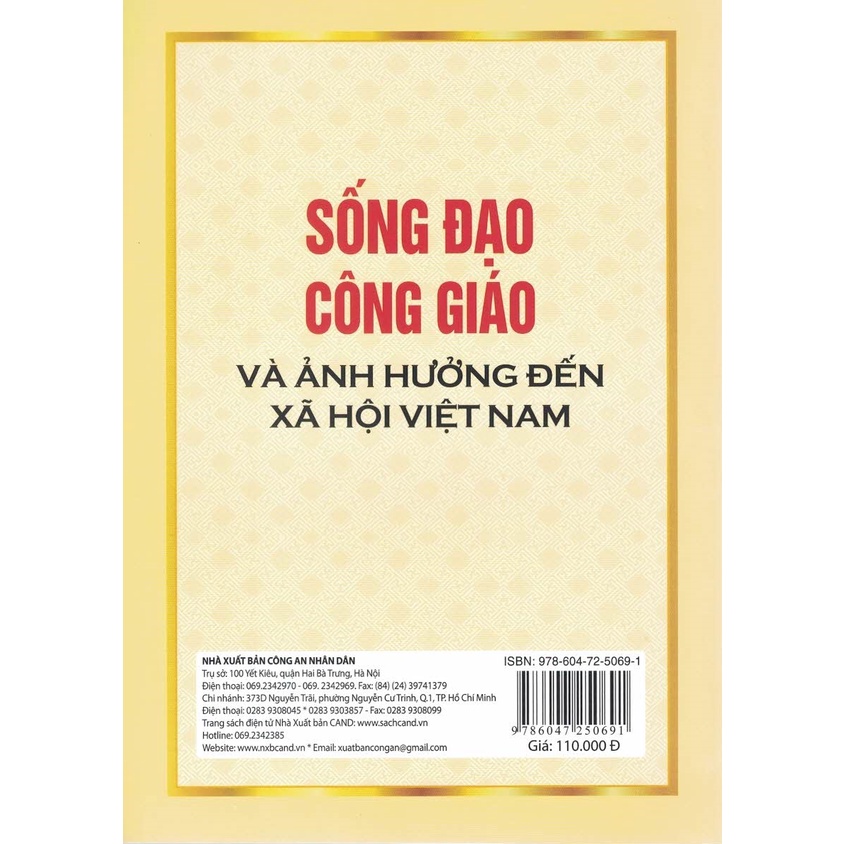 Sách - Sống Đạo Công Giáo Và Ảnh Hưởng Đến Xã Hội Việt Nam (Sách Chuyên Khảo)