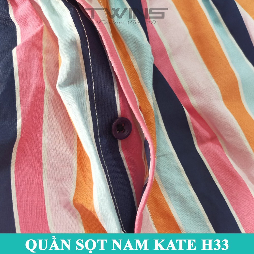 Quần short nam kate H33 mặc nhà ngắn trên đầu gối | BigBuy360 - bigbuy360.vn