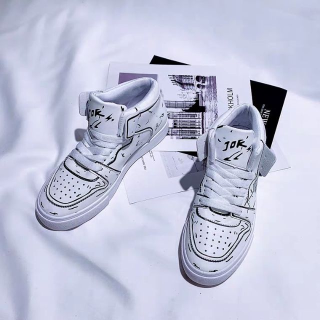 [CÓ SẴN] Giày cao cổ nữ thể thao mã 1060 nâng đế cao 3cm da thoáng chân đi học đi chơi buộc dây phong cách cá tính đẹp | BigBuy360 - bigbuy360.vn