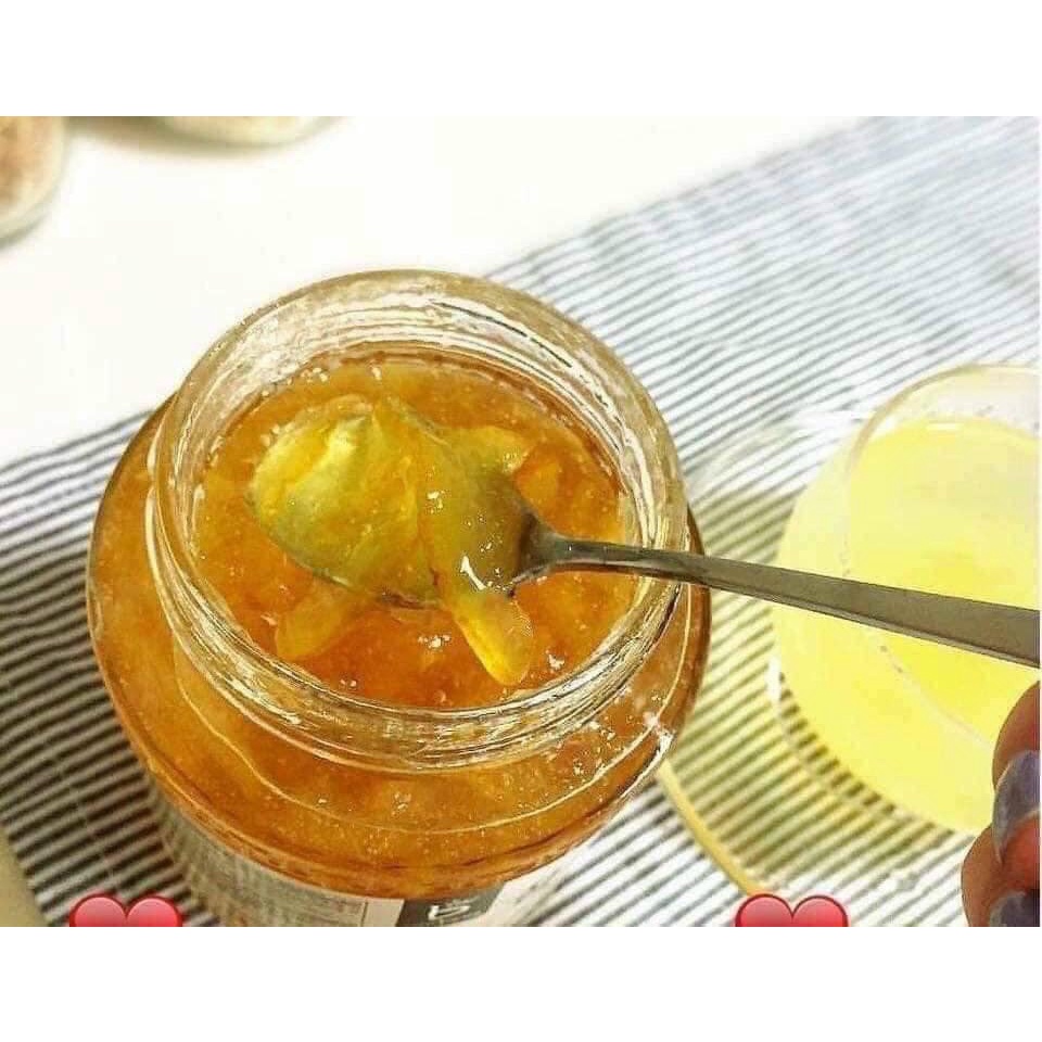Mật ong chanh đào mẫu mới hũ 1kg - Hàn Quốc