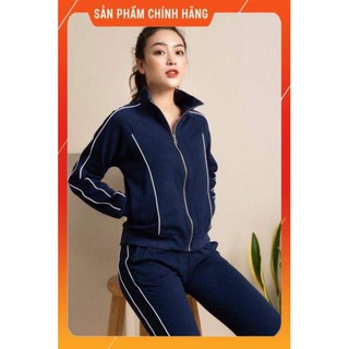 Bộ thể thao nữ kéo khóa (cân nặng 900g) -p91