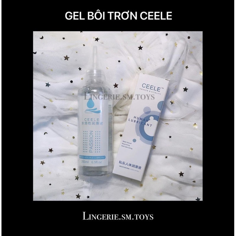 Gel Bôi Trơn Gốc Nước CEELE • Không Nhờn Rít • Dễ Dàng Hoà Tan Trong Nước