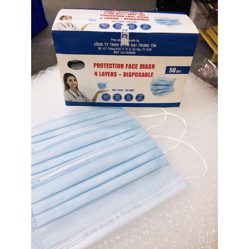 KHẨU TRANG Y TẾ 4 LỚP HỘP 50C