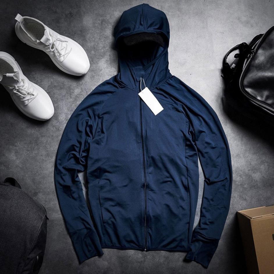 Áo chống nắng nam cao cấp vải lỗ kim thông hơi có túi đựng