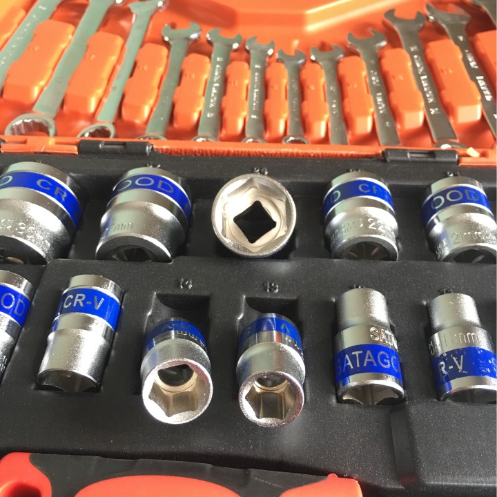 Bộ dụng cụ sửa chữa,bộ cờ lê tuýp 37 chi tiết OTOX
