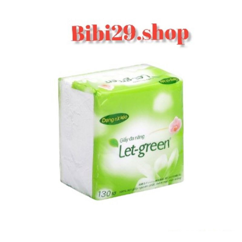 Khăn giấy rút Let-green 130 tờ