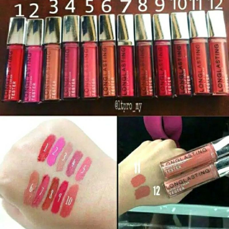 (Hàng Mới Về) Son Kem Lì Lâu Trôi Màu Sắc Quyến Rũ Cho Nữ