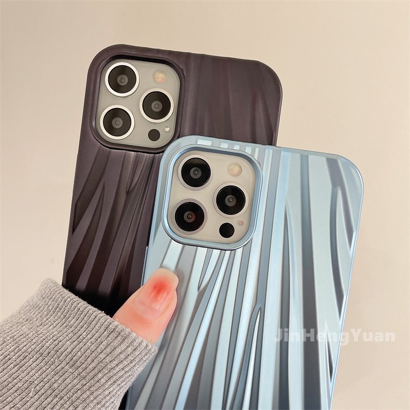 Ốp Điện Thoại TPU Mặt Vải Nhám Mạ Màu Cho Iphone 11 13 12 Pro MAX X XS MAX XR