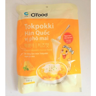 [Gói 140g] BÁNH GẠO VỊ PHÔ MAI O’Food [VN] MIWON Tokpokki Cheese