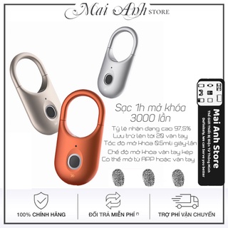 Khóa vân tay, Ổ khóa vân tay,XIAOMI Youpin Hualai,lưu trữ lên tới 20 vân tay,kèm chế độ vân tay kép - hàng chính hãng