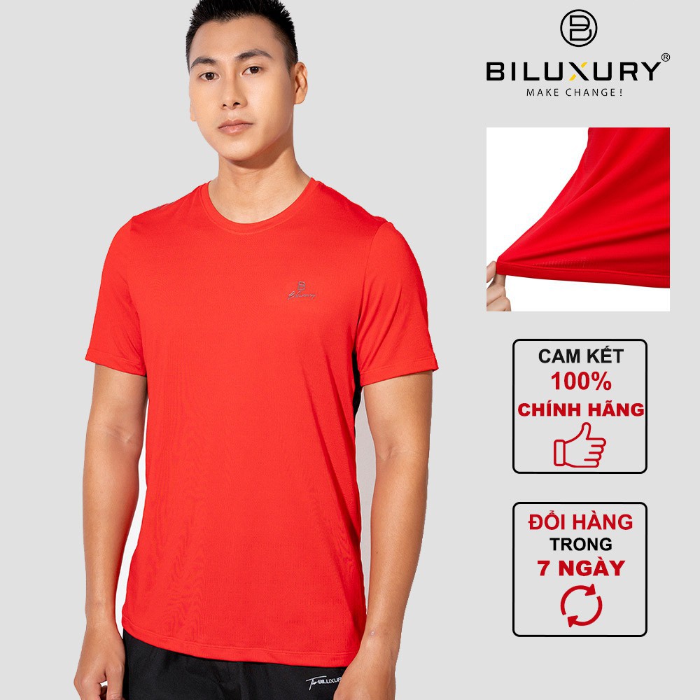 Áo phông nam Biluxury thun cotton co giãn 4 chiều basic trẻ trung thoáng mát 5APKT001DEN | BigBuy360 - bigbuy360.vn