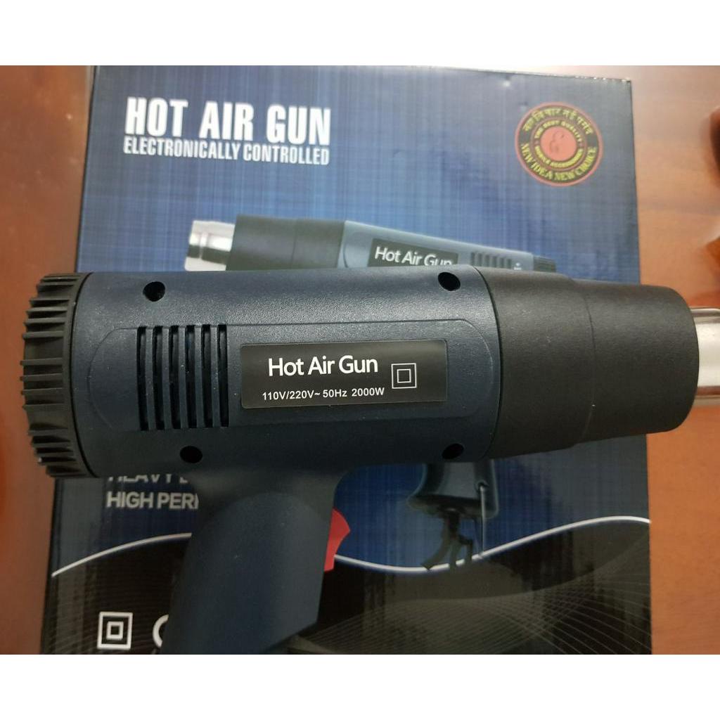 Máy khò nhiệt, thổi hơi nóng đa năng dán decal công suất lớn 2000W